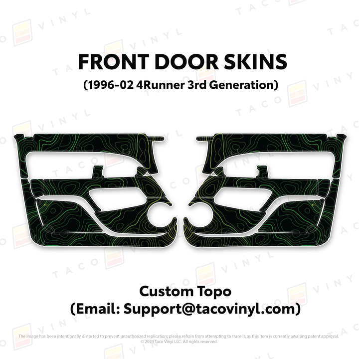 1996-2002 4Runner Door Skins
