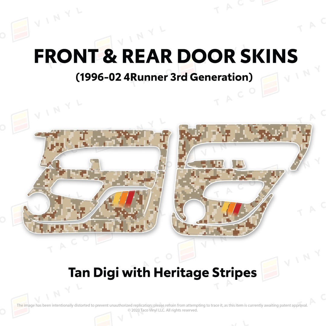 1996-2002 4Runner Door Skins