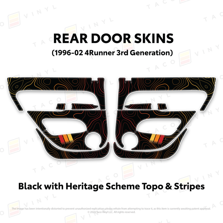 1996-2002 4Runner Door Skins