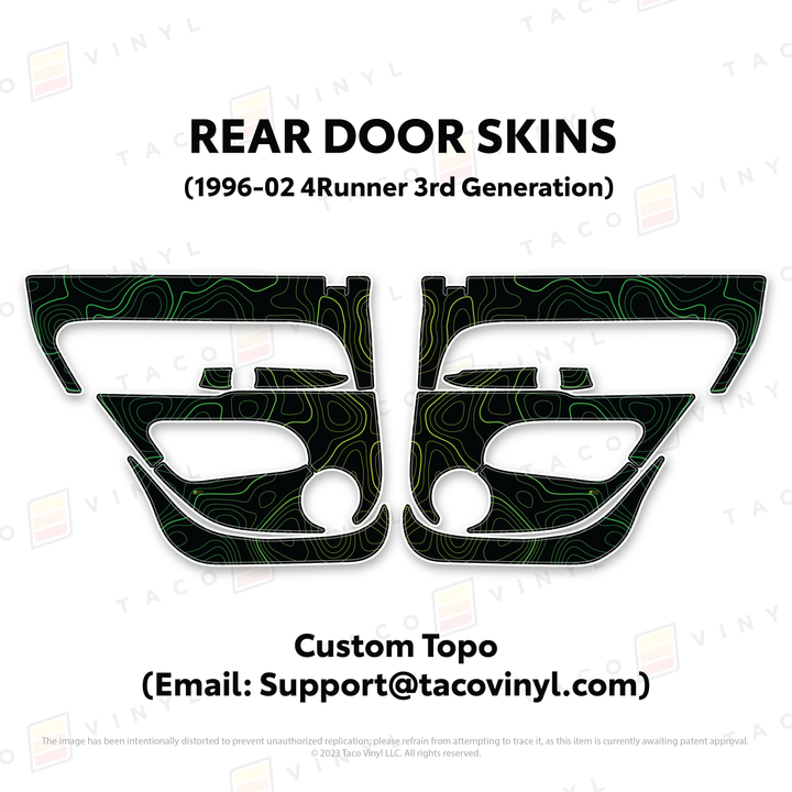 1996-2002 4Runner Door Skins