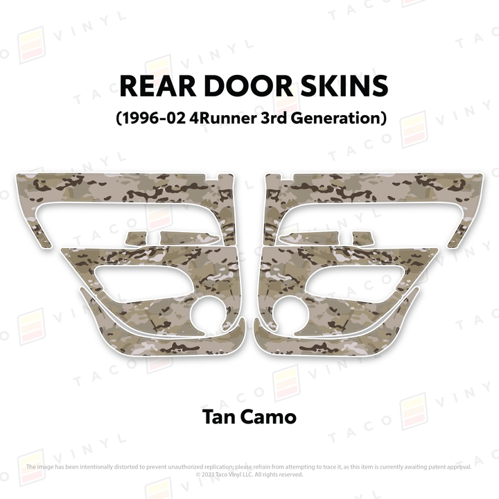 1996-2002 4Runner Door Skins