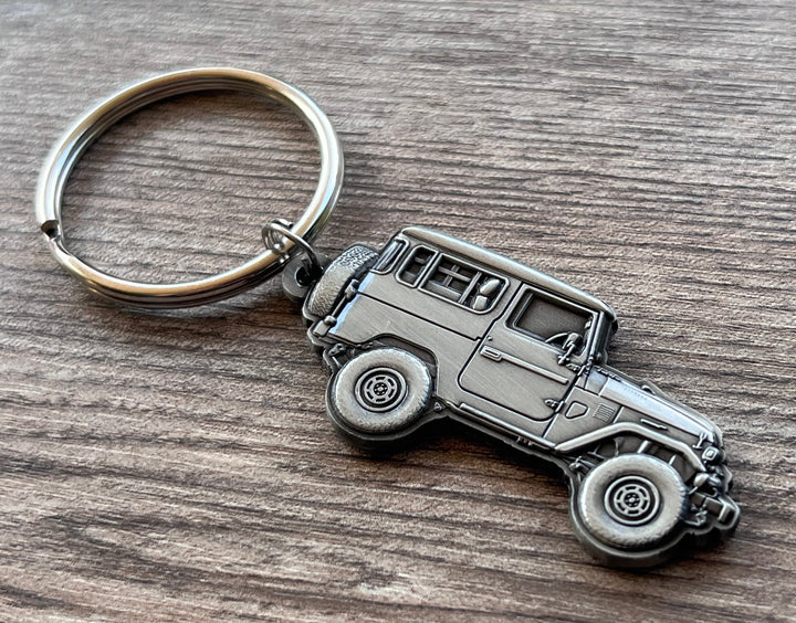 FJ40 Land Cruiser Metal Key Chain Toyota   - Reefmonkey
