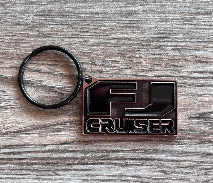 FJ Cruiser Cast Bronze Metal Key Chain Key Ring - Reefmonkey