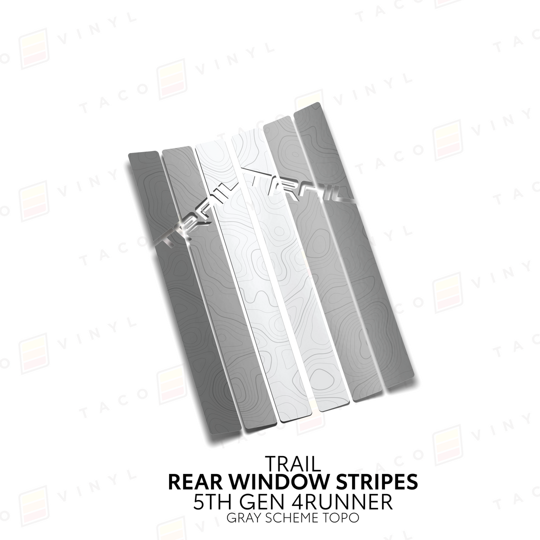 4Runner Rear Window Stripes