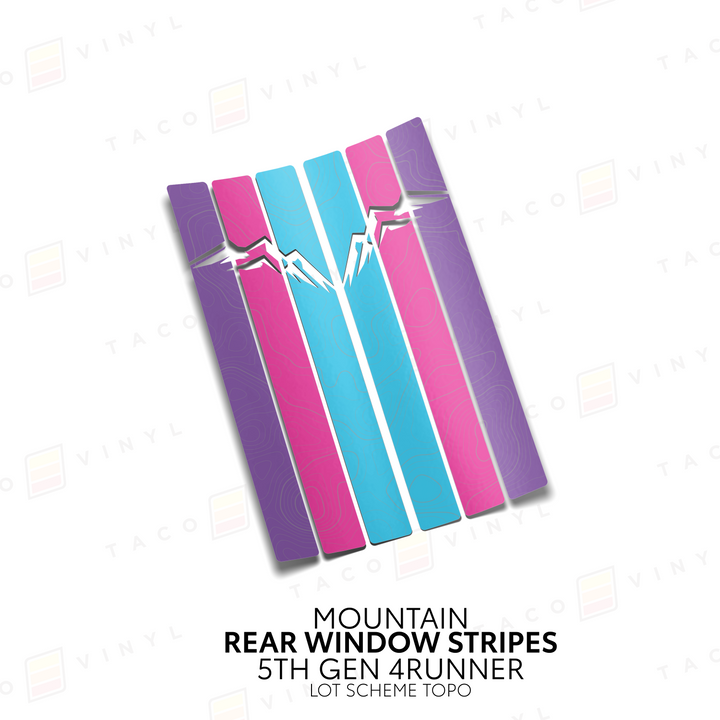 4Runner Rear Window Stripes