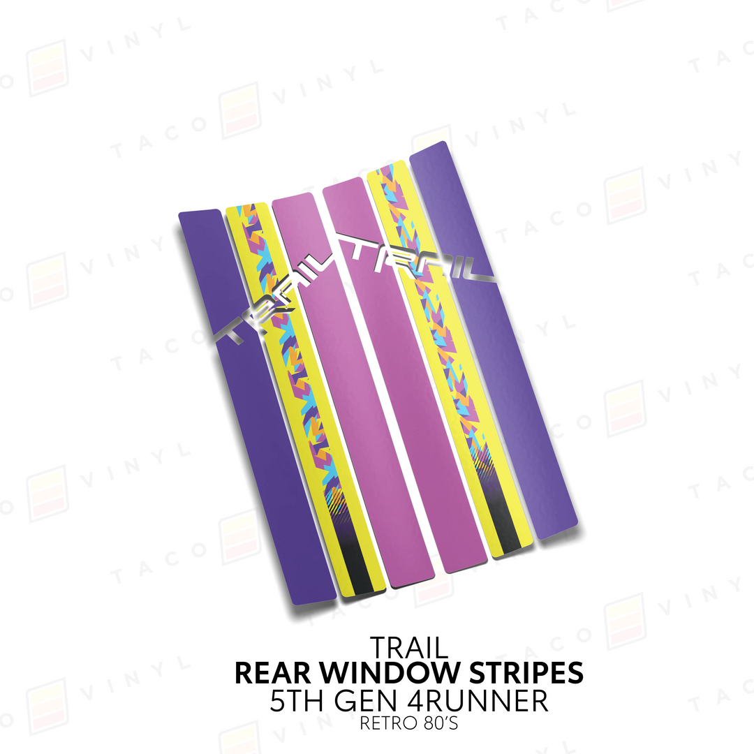 4Runner Rear Window Stripes