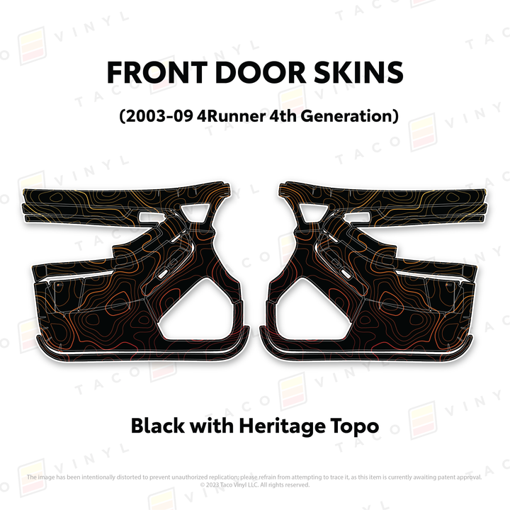 2003-2009 4Runner Door Skins