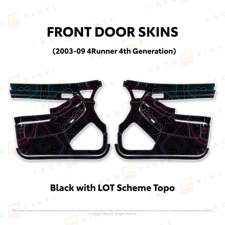2003-2009 4Runner Door Skins