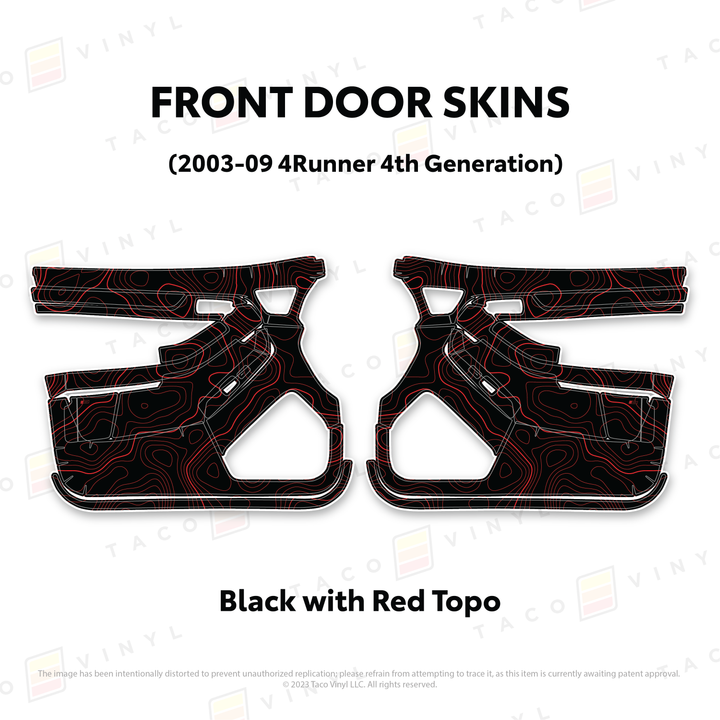 2003-2009 4Runner Door Skins
