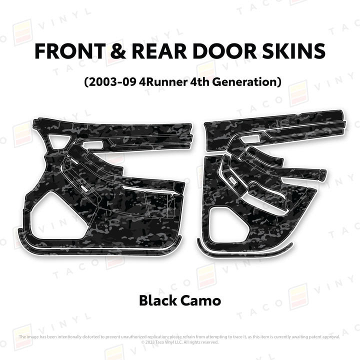 2003-2009 4Runner Door Skins