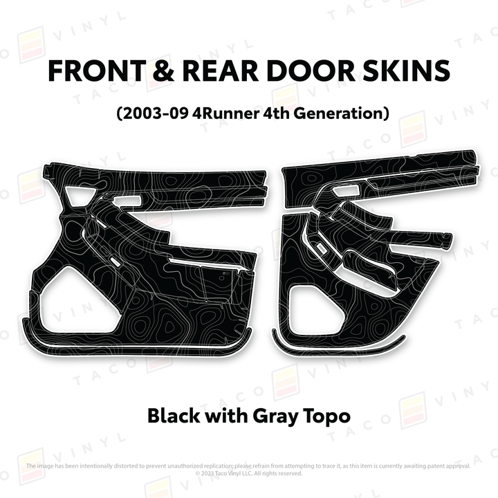 2003-2009 4Runner Door Skins