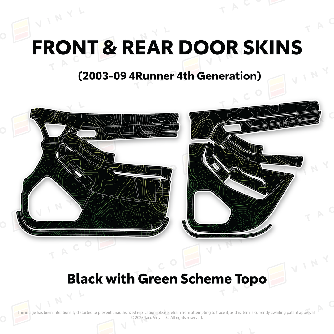 2003-2009 4Runner Door Skins