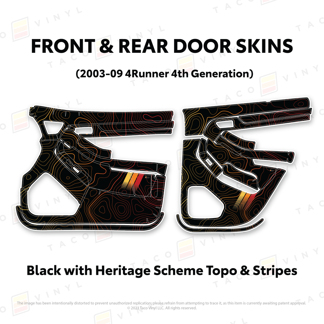 2003-2009 4Runner Door Skins