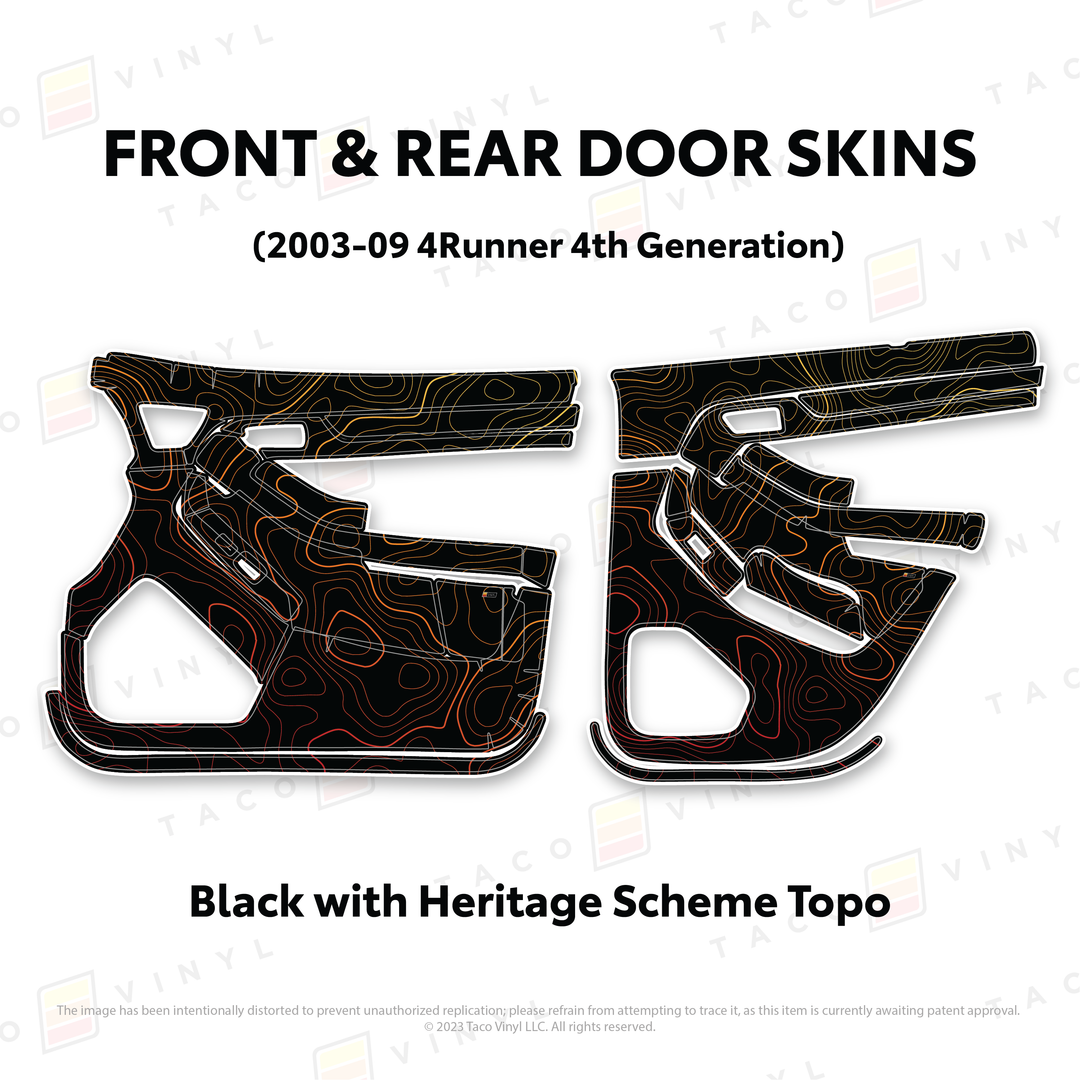 2003-2009 4Runner Door Skins
