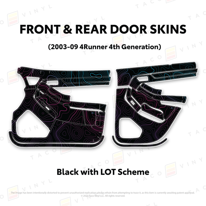 2003-2009 4Runner Door Skins