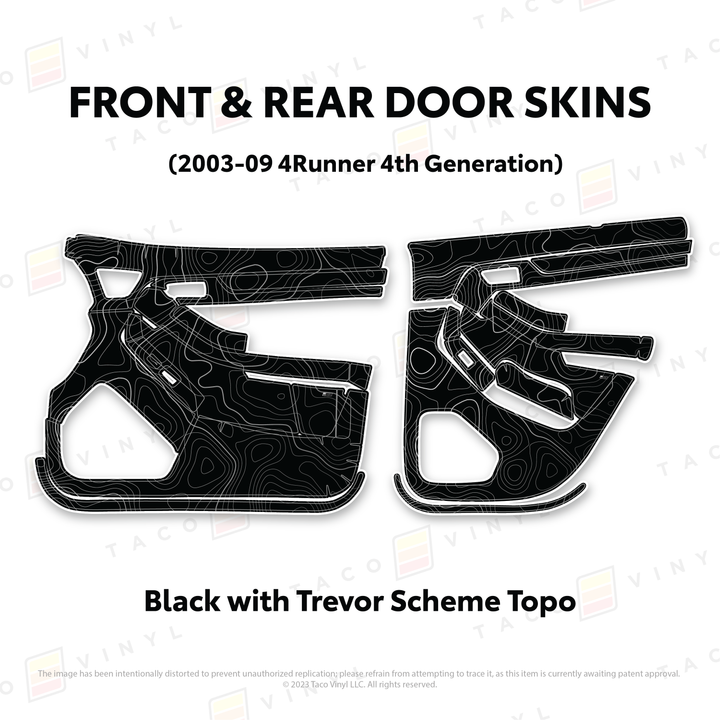 2003-2009 4Runner Door Skins