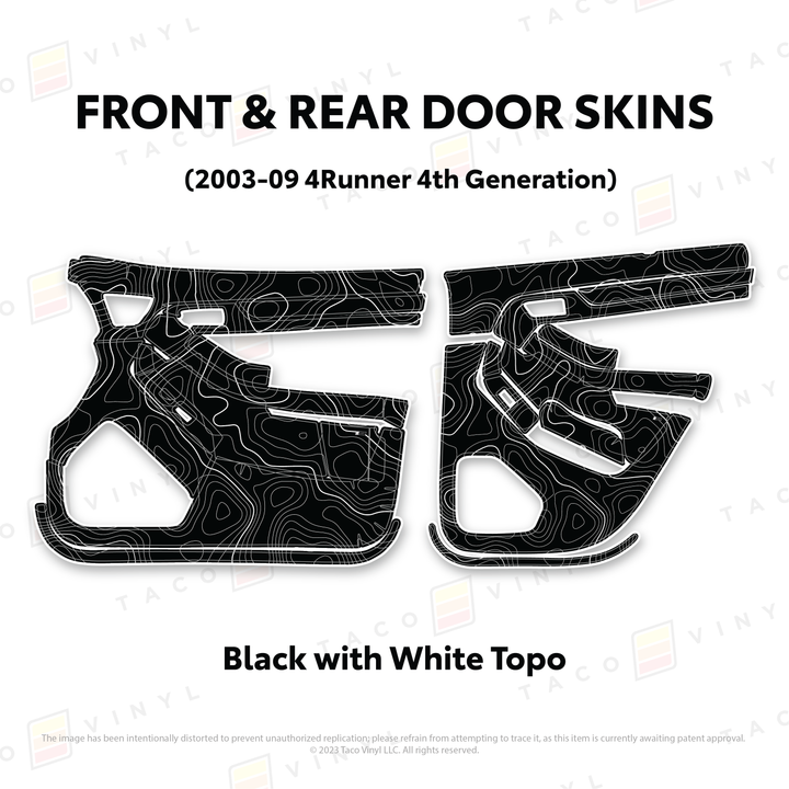 2003-2009 4Runner Door Skins