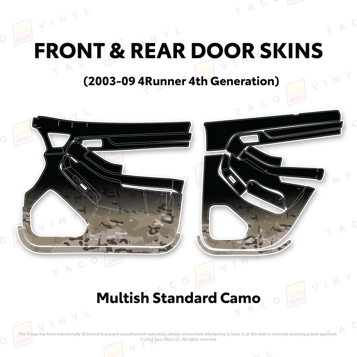 2003-2009 4Runner Door Skins