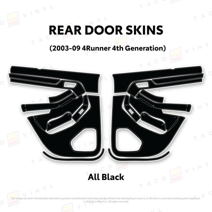 2003-2009 4Runner Door Skins