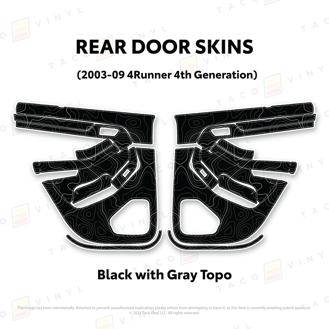 2003-2009 4Runner Door Skins