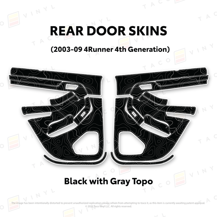 2003-2009 4Runner Door Skins
