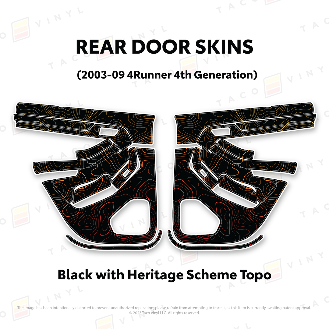 2003-2009 4Runner Door Skins