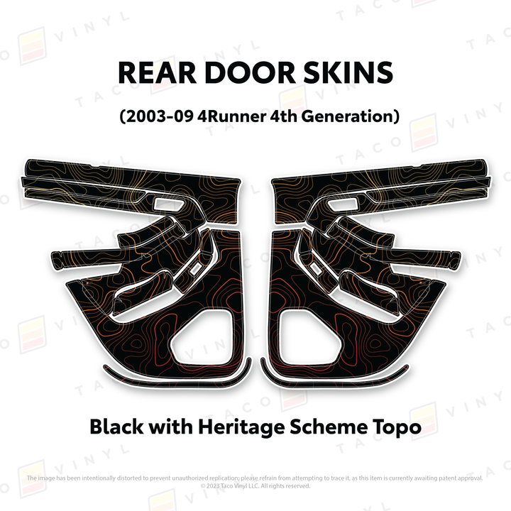 2003-2009 4Runner Door Skins