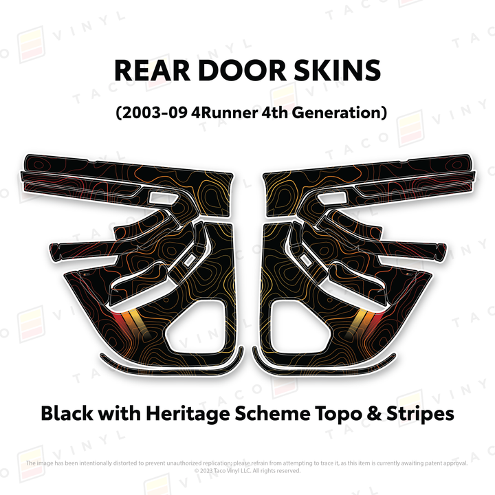 2003-2009 4Runner Door Skins