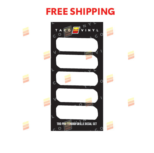 2014-2021 Tundra Grille Decals