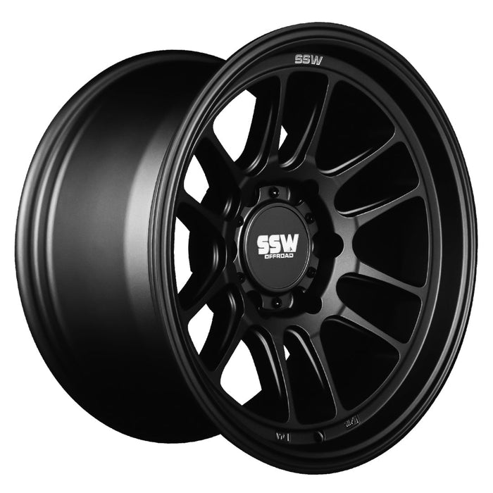 RAPTOR / MATTE BLACK / 17X9.0 -12
