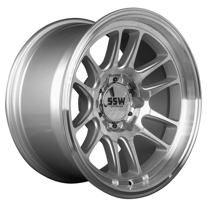 RAPTOR / MACHINED SILVER / 17X9.0 -12