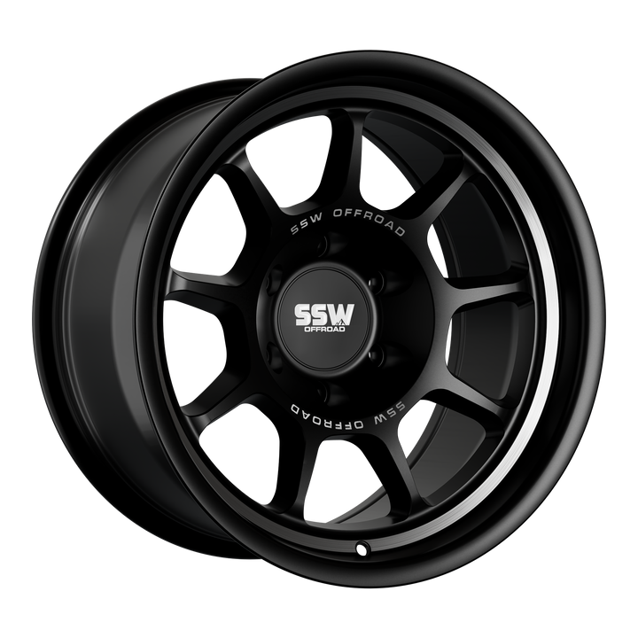 Nova / Matte Black /  17x9.0 -25