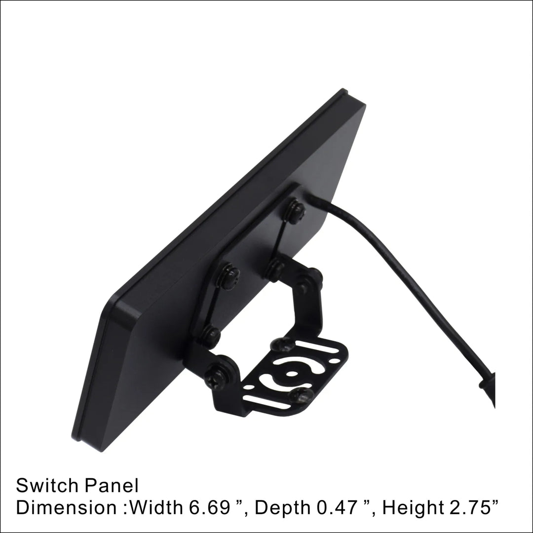 Voswitch UV120 Universal 12 Gang Programmable Switch Panel for Truck / UTV / Side by Side / Boat