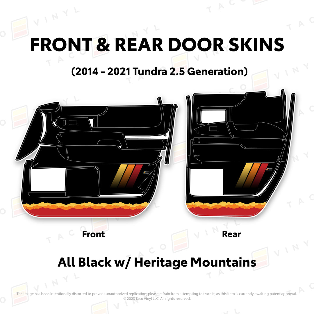 2014 - 2021 Tundra Door Skins