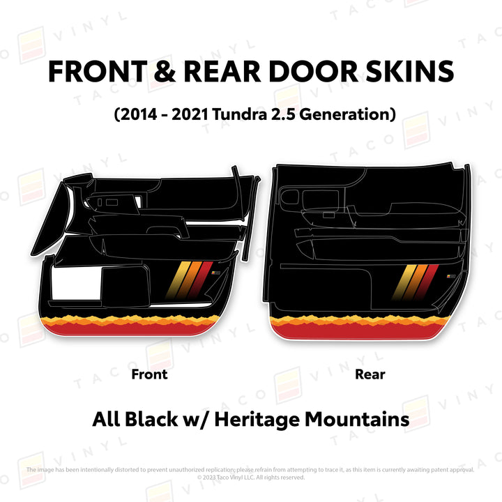 2014 - 2021 Tundra Door Skins