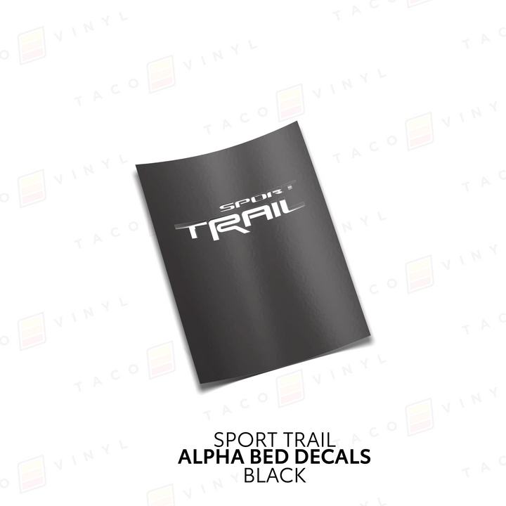 Alpha Bed Decals