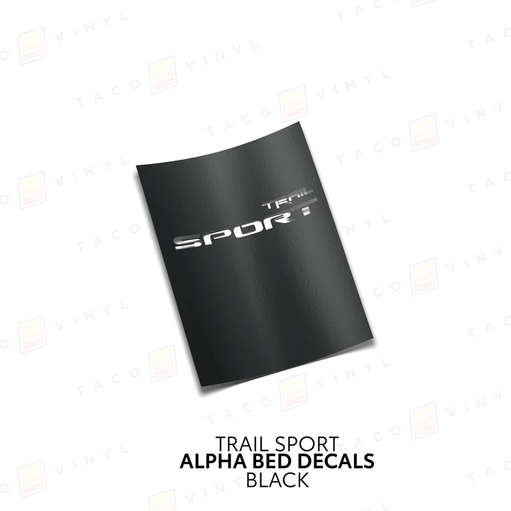 Alpha Bed Decals