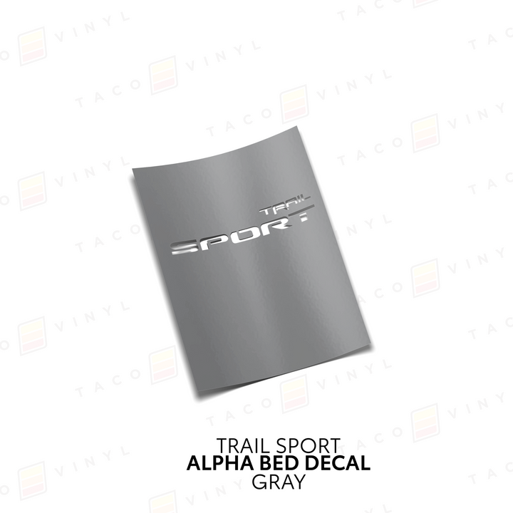 Alpha Bed Decals