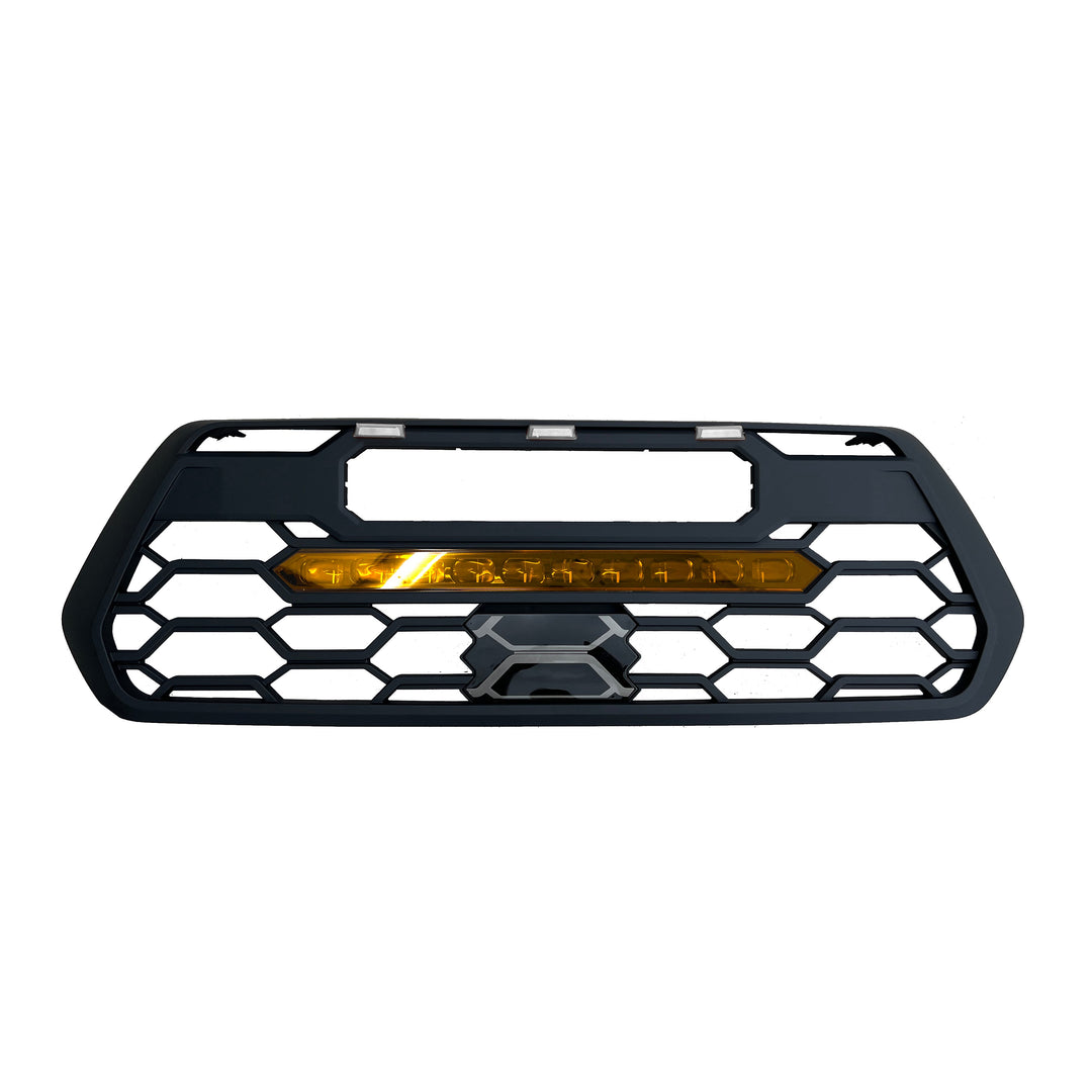 TRD Pro Style Grille with Integrated Light Bar for 2016-2023 Tacoma