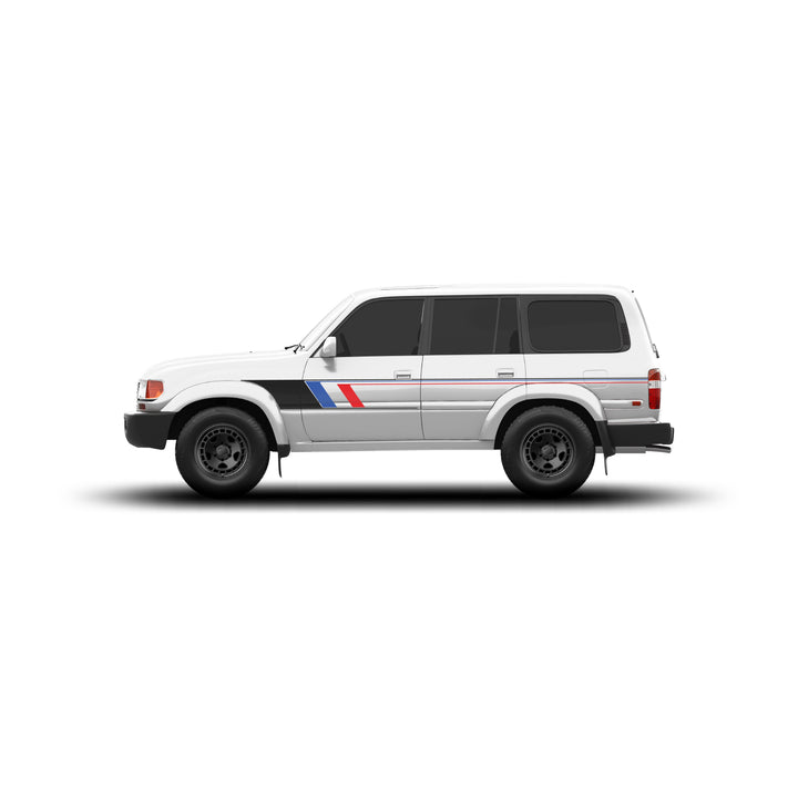 80 Series Land Cruiser Checkered Stripe Kit
