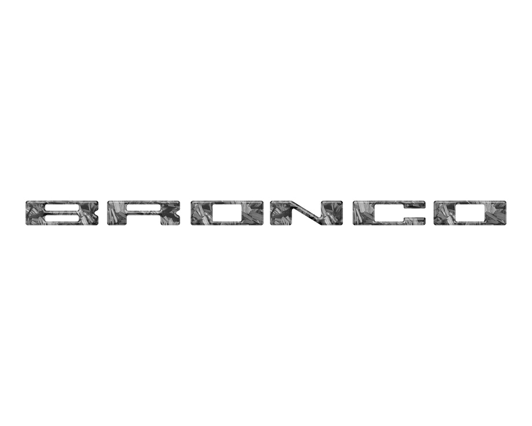 Glove Box Letters Inserts Fits 2021-2025 Ford Bronco