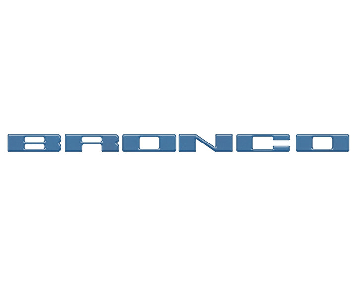 Front Grille Letter Overlays Fits 2021-2025 Ford Bronco