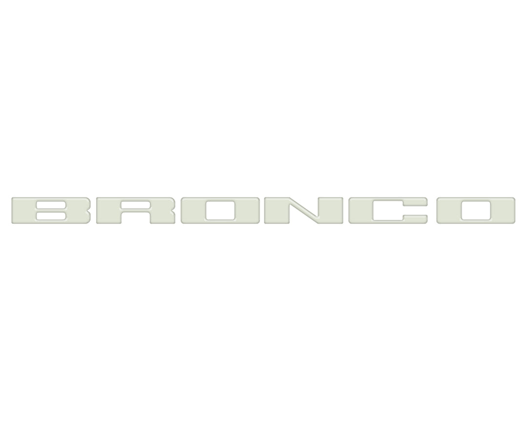 Front Grille Letter Overlays Fits 2021-2025 Ford Bronco