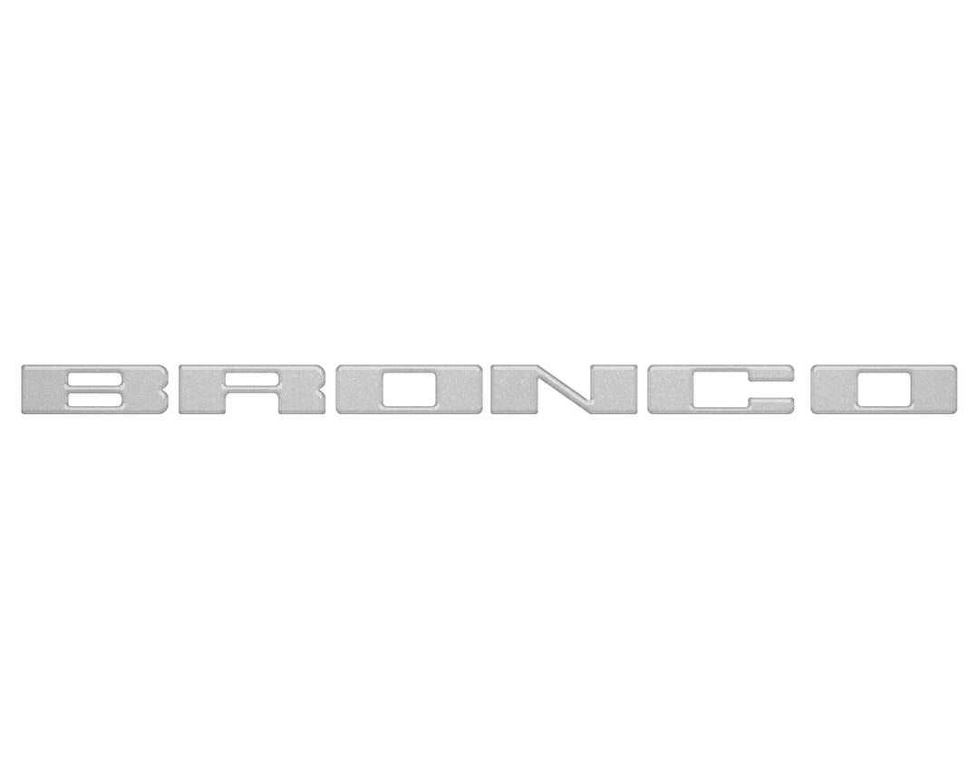 Front Grille Letter Overlays Fits 2021-2025 Ford Bronco