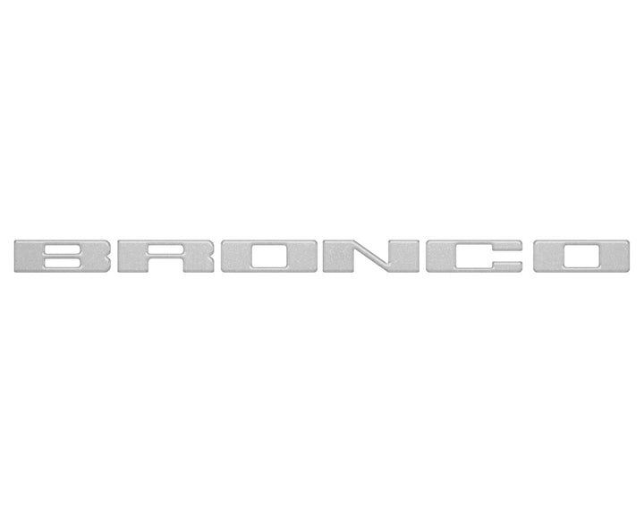 Front Grille Letter Overlays Fits 2021-2025 Ford Bronco
