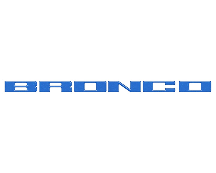 Front Grille Letter Overlays Fits 2021-2025 Ford Bronco