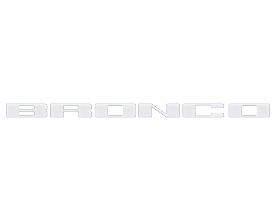 Front Grille Letter Overlays Fits 2021-2025 Ford Bronco