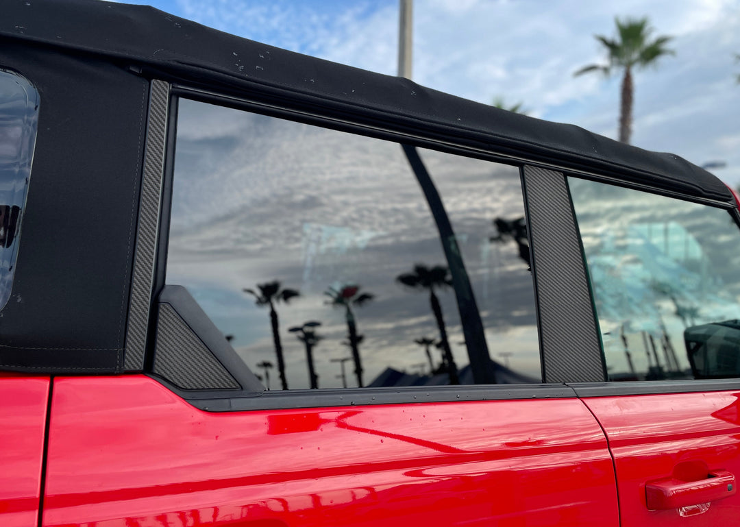 Door Pillar Accent Overlays Fits 2021-2025 Ford Bronco