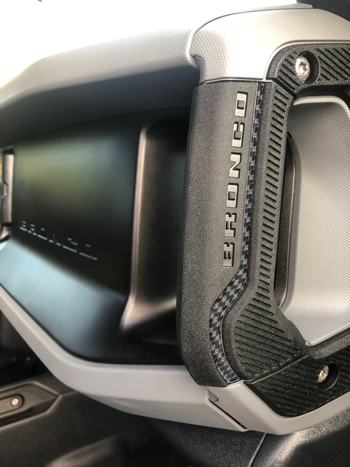 Front Grab Rail Line Inserts Fits 2021-2025 Ford Bronco