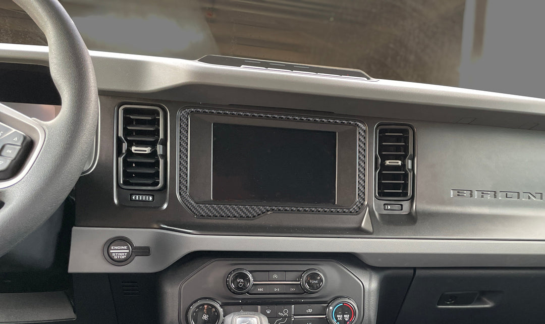 8 inch Display Screen Accent Overlay Fits 2021-2025 Ford Bronco